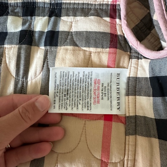 Burberry baby girl quilted fall jacket - Picture 6 of 8